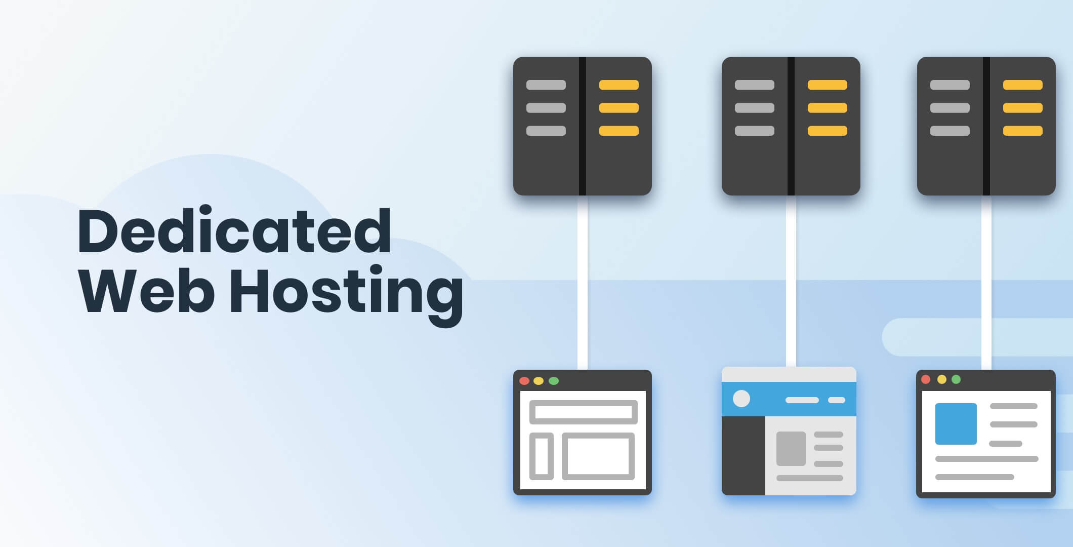 Dedicated hosting visualization
